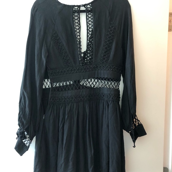 NWOT Free People Black Romper - Picture 3 of 3